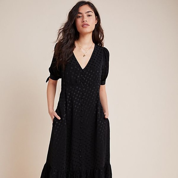 Maeve Dresses & Skirts - Maeve Anthropologie Eudora midi dress 2